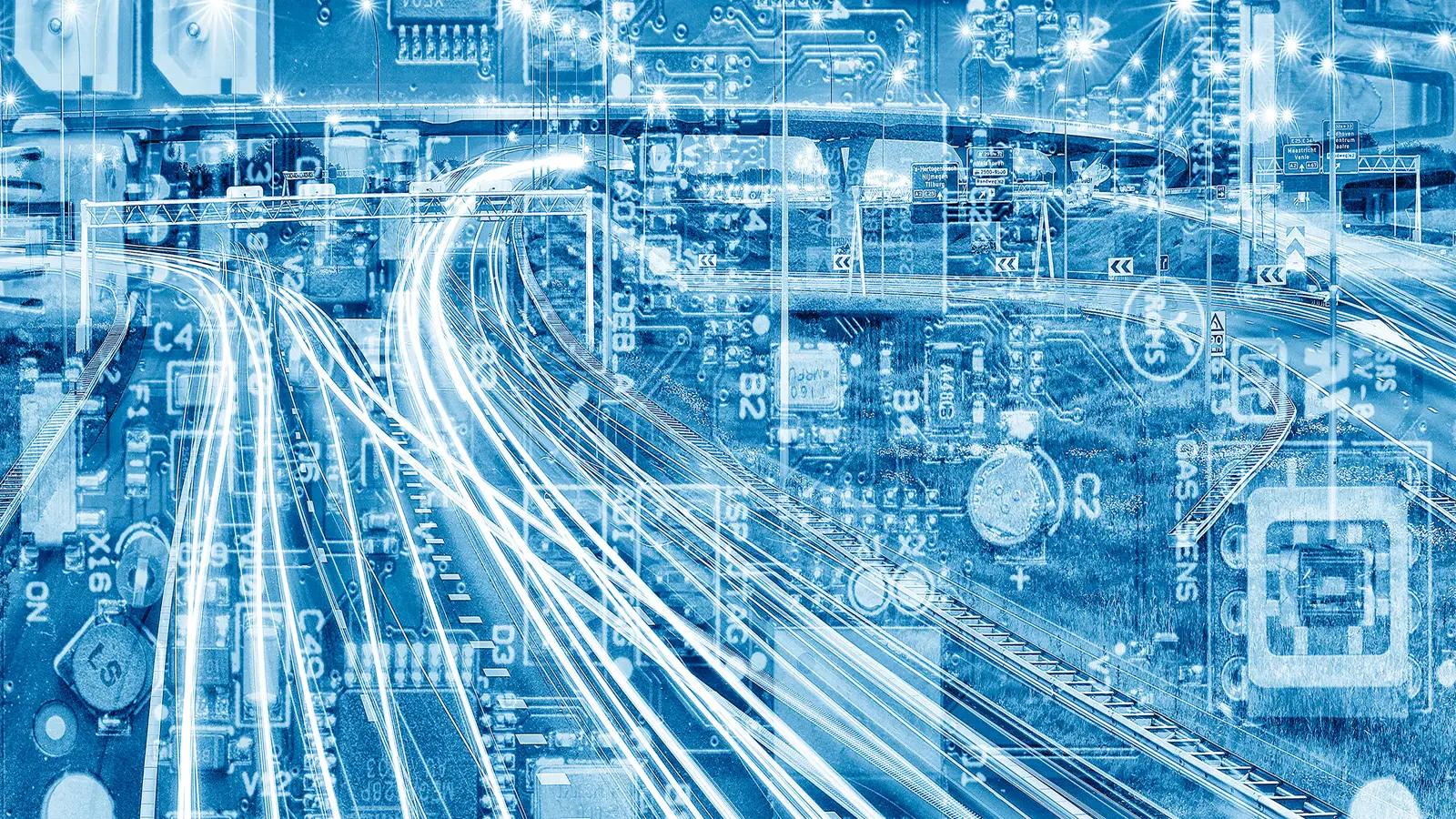 Eindhoven snelweg met printplaat